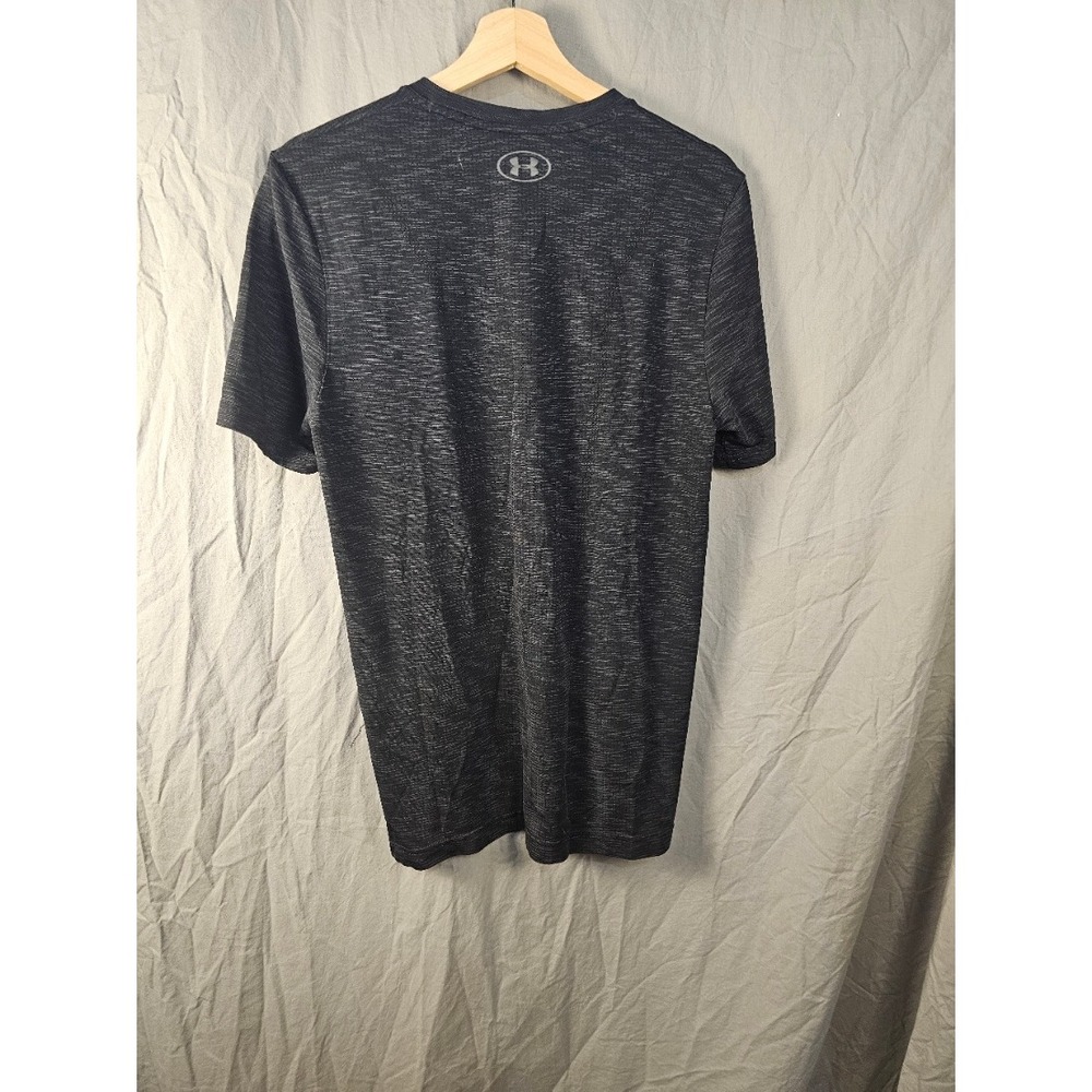 Under Armour Mens HeatGear Space Dye Training T-Shirt Gray MD Medium Activewear - Picture 2 of 3